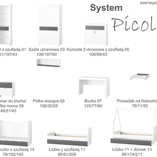Przewijak na łóżeczko Picolo 06