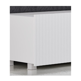 szafka 150 rtv Kolder 02 wisząca komoda biała pod tv frezowana nowoczesna biały mat do pokoju salonu