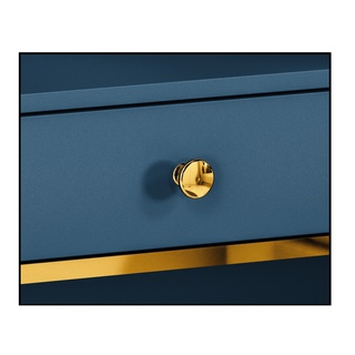 szafka 50 z szufladami Marine 10 mała niebieski stolik do sypialni salonu pokoju