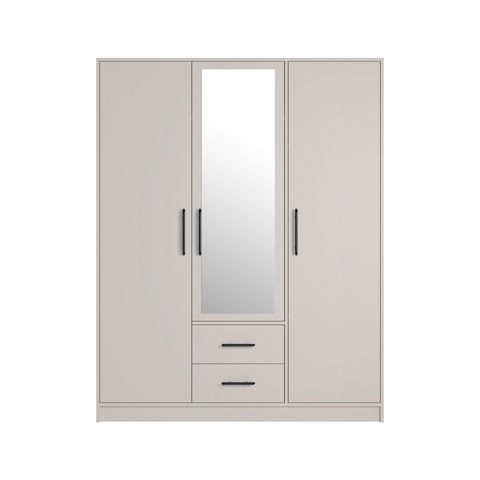 Szafa 150 trzydrzwiowa SMART SRL2 z lustrem szufladami półkami