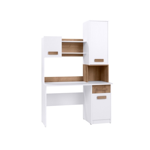 Biurko 125 z nadstawką regałem GRANT 11/12 duże młodzieżowe ucznia