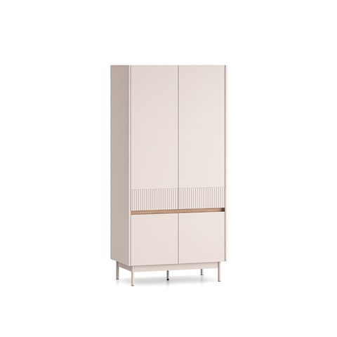 Szafa 92 na nóżkach elegancka DUNEA 01 ubraniowa garderoba kaszmir