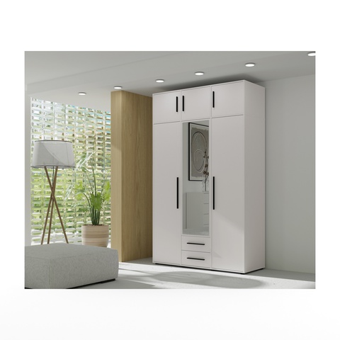 Szafa 150 wysoka 248 ,2 MAXIONE 05/12 z lustrem szufladami półkami