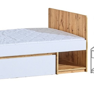 łóżko 90x195 z szufladą Arca AR9 pojedyncze jednoosobowe 90 x 195 do sypialni pokoju