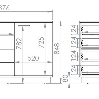 zestaw mebli Modesto 3 szafa komoda loft komplet dąb stylowy + czarny do pokoju salonu sypialni korytarza